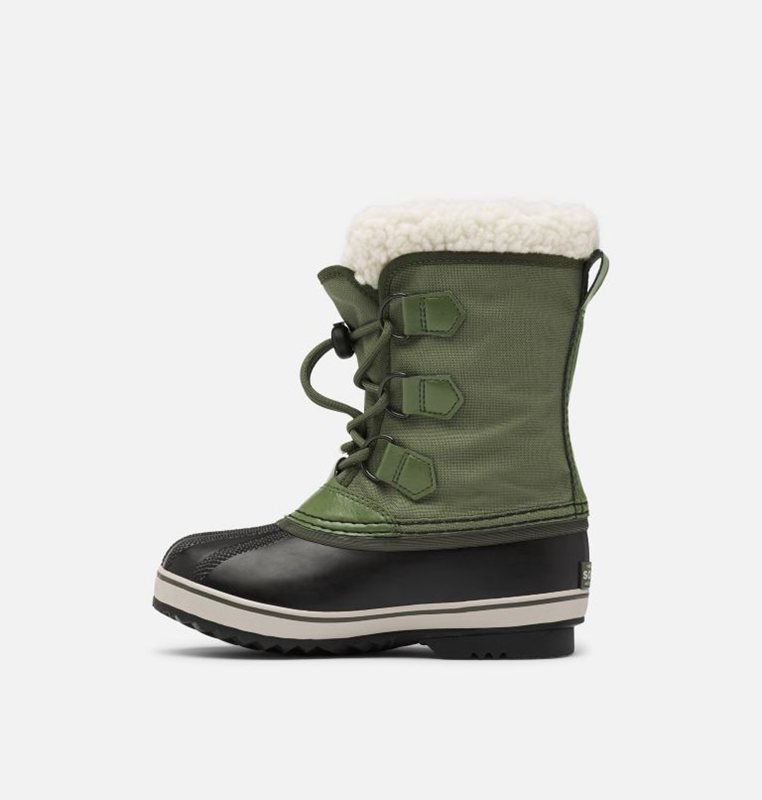 Botas Nieve Sorel Niños - Youth Yoot Pac™ Nylon Verde/Negras - 91487-VXKY